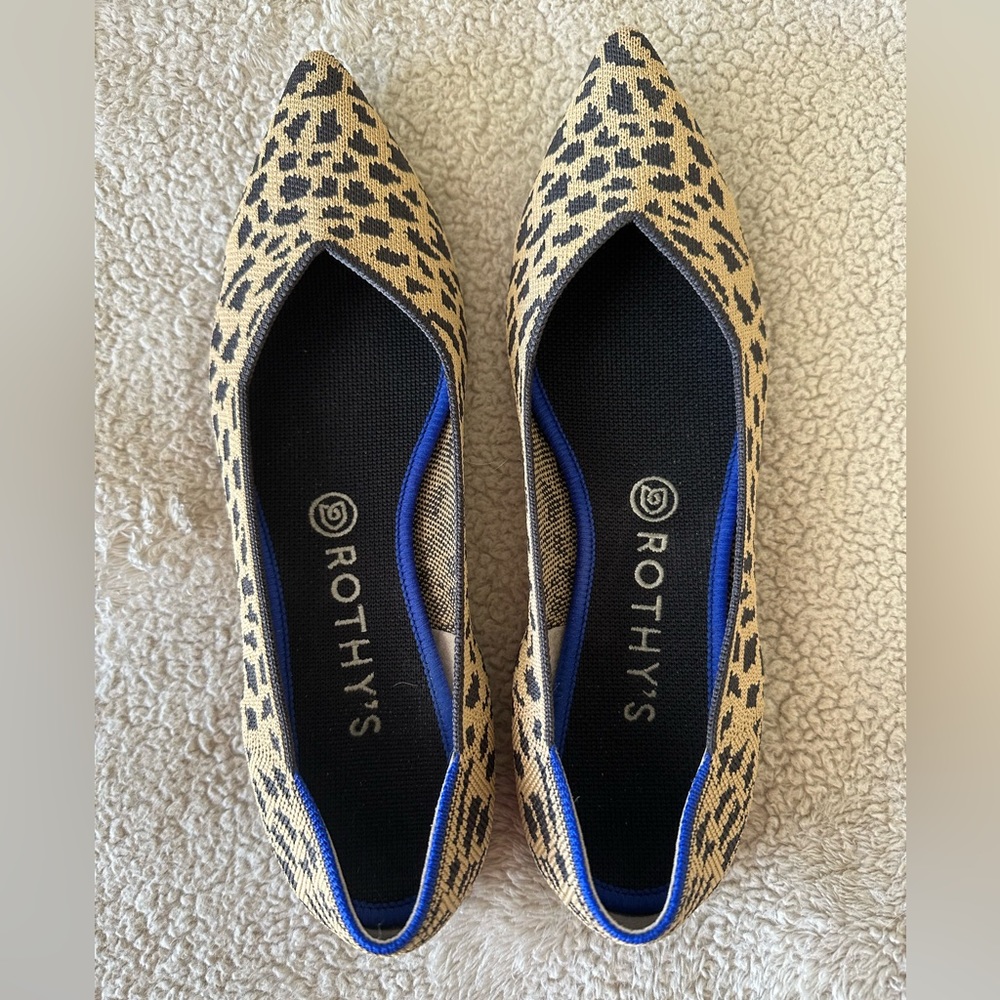 Rothy’s The Point Animal Print 9.5